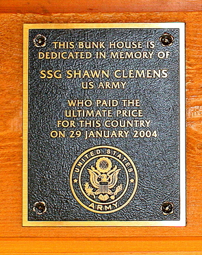 Camp Hope dedicates a cabin to SSG Shawn Clemens